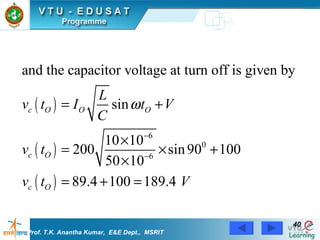 Prof. T.K. Anantha Kumar,  E&E Dept.,  MSRIT 
