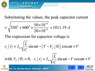 Prof. T.K. Anantha Kumar,  E&E Dept.,  MSRIT 