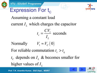 Expression For t C Prof. T.K. Anantha Kumar,  E&E Dept.,  MSRIT 