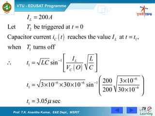 Prof. T.K. Anantha Kumar,  E&E Dept.,  MSRIT 