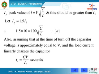 Prof. T.K. Anantha Kumar,  E&E Dept.,  MSRIT 