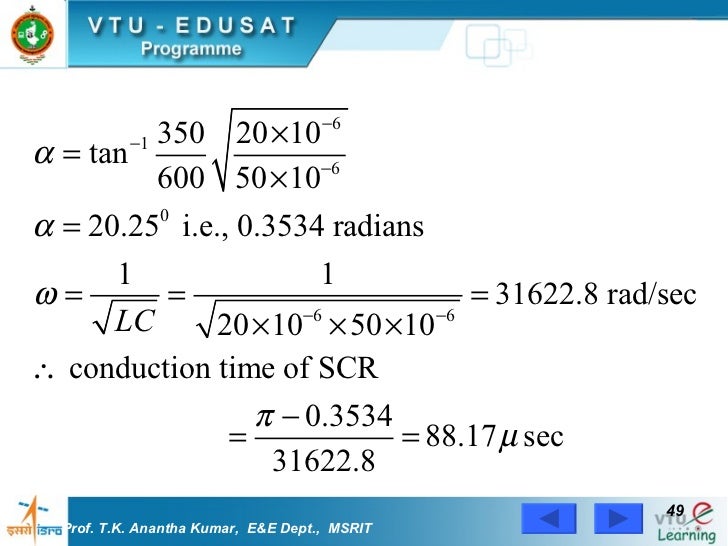 Thyristor Commutation Techniques