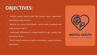 ai driven models for mental health engineering | PPTX