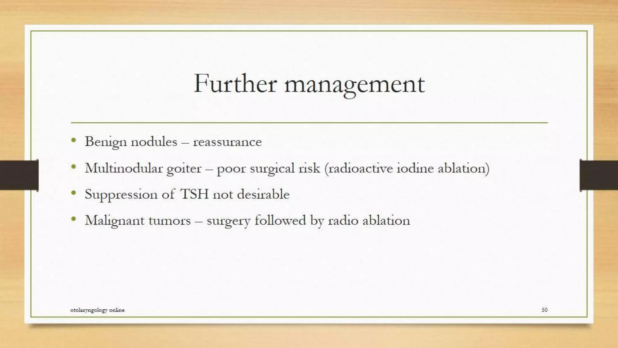 Thyroid nodule management