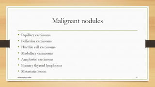 Thyroid nodule management