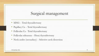 Thyroid nodule management