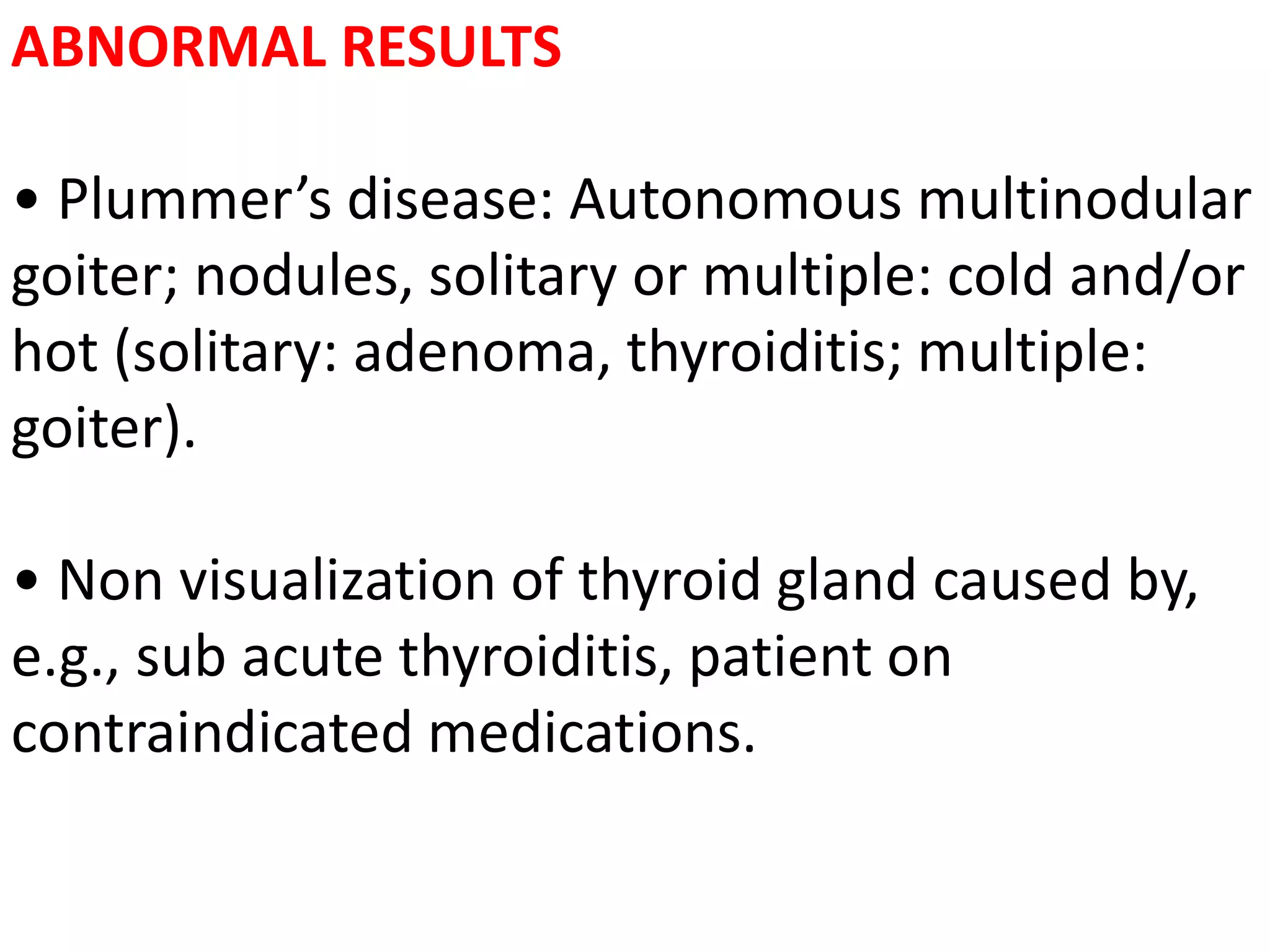 Nuclear Medicine - Thyroid - Procedure/Scan | PPTX