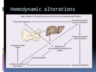 Hemodynamic alterations
 
