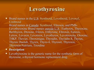 Thyroid Drugs2[1] | PPT
