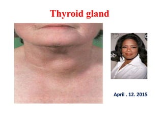 Thyroid gland
April . 12. 2015
 