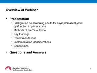 Canadian Task Force 2019 Guidelines on Screening for Asymptomatic ...