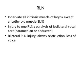 Bilateral Rln Power point presentation on Thyroid Anatomy.pptx