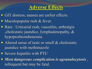 Ptu Rash Thyroid & Antithyroid drugs Nursing (1).ppt