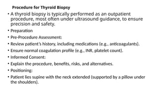 Thyroid Biopsy and its types with details | PPTX