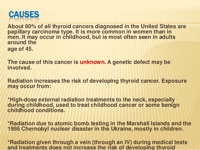 Thyroid cancer / papillary carcinoma