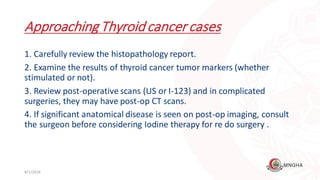 Thyroid cancer Lecture and radioactive iodine Therapy | PDF