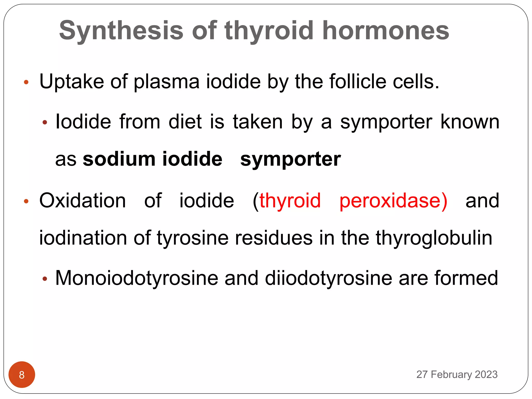 Thyroid disorders.ppt - Thyroid Peroxidase Diet