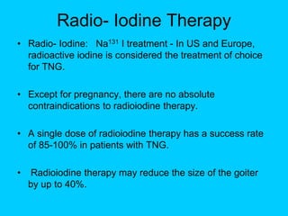 Radioiodone Thyroid disorders 2 | PPSX