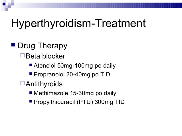 inderal treatment hyperthyroidism