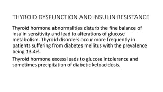 Thyroid dysfunction and insulin resistance journal ppt.pptx