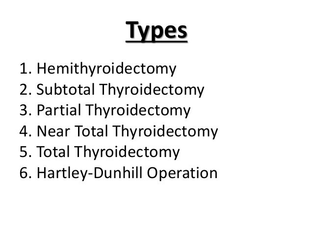 subtotal thyroidectomy