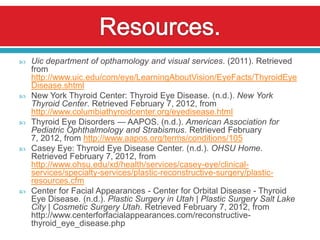 Thyroid Eye Disease [Finished Product] | PPTX