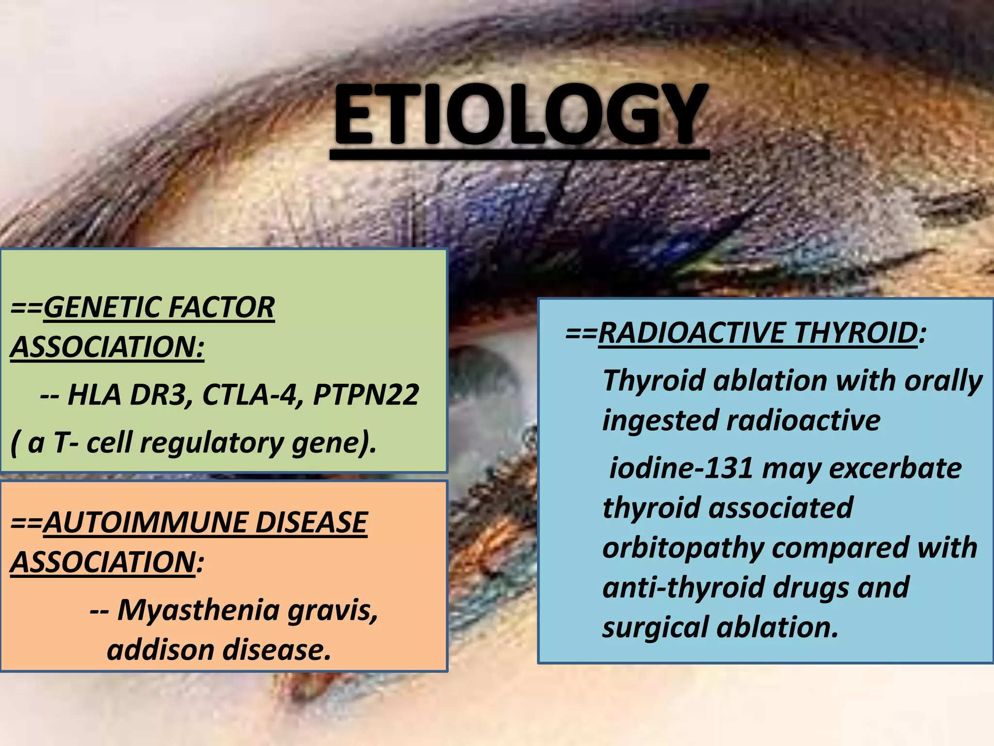Thyroid eye disease | PPTX
