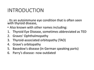 Thyroid eye disease | PPTX