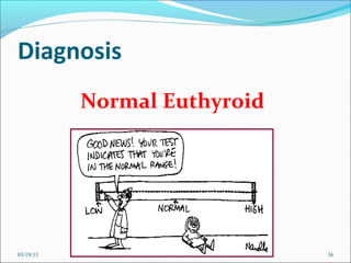 Diagnosis
           Normal Euthyroid




03/19/13                      36
 