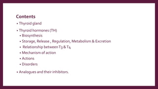 Thyroid hormones | PDF