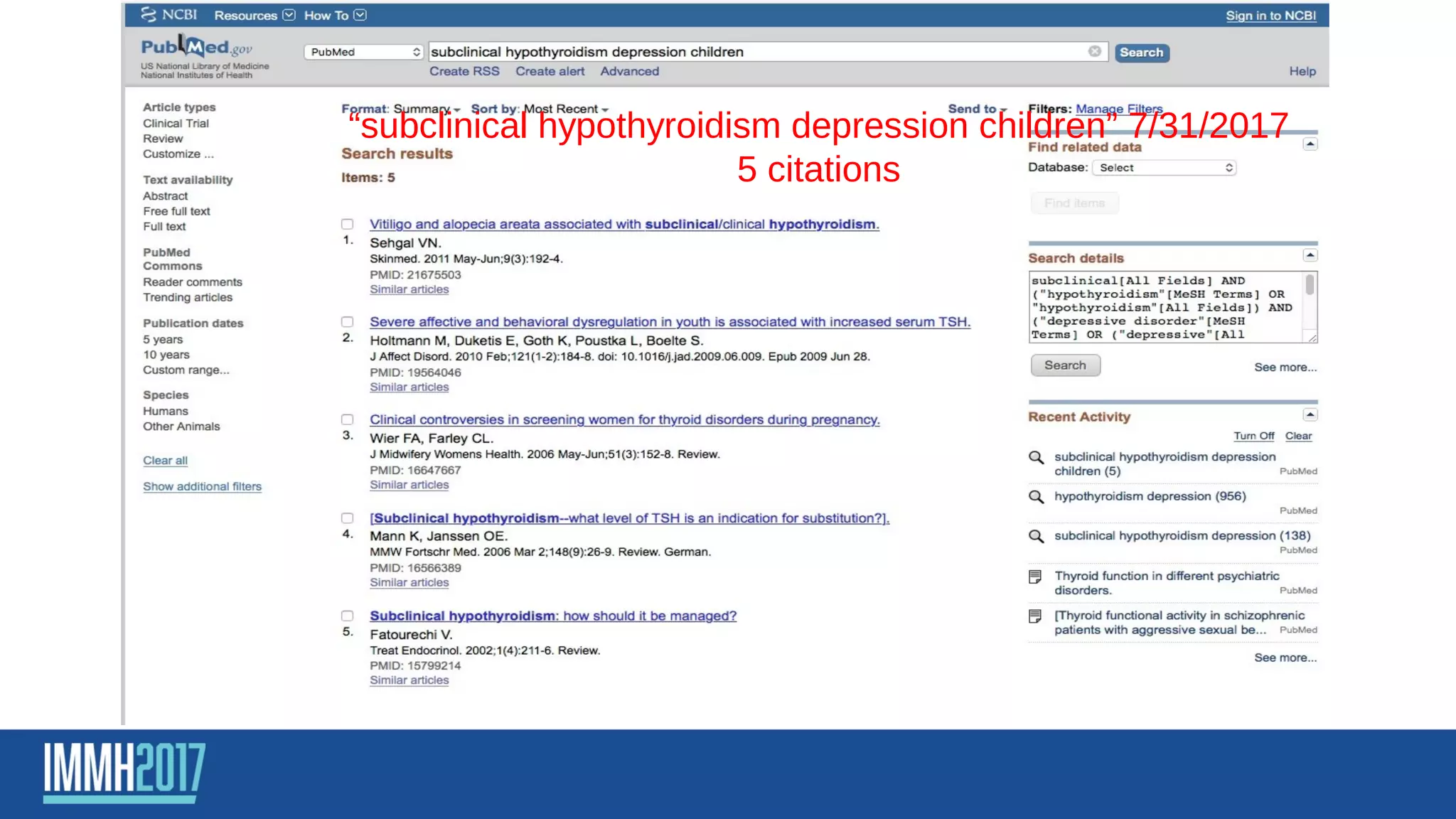 “subclinical hypothyroidism depression children” 7/31/2017
5 citations
 