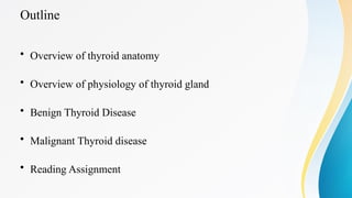Comprehensive Overview of Surgical Diseases of Thyroid and Parathyroid ...