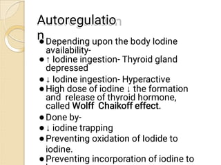 Autoregulatio
Autoregulatio
n
n
















Depending upon the body Iodine
Depending upon the body Iod...