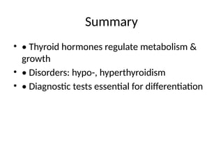 Comprehensive Overview of Thyroid Anatomy, Physiology, and Disorders | PPTX