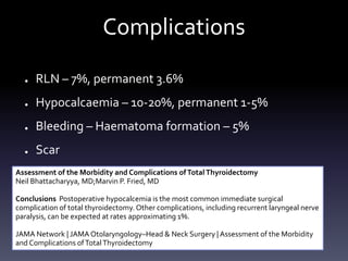 Thyroid presentation | PPTX