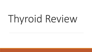 Thyroid Review
 