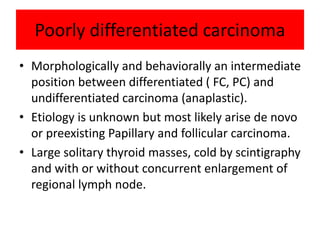 Follicular thyroid differential diagnosis
