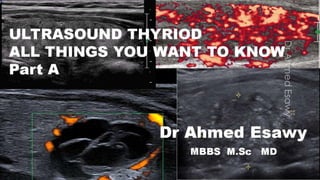 Thyroid ultrasound all things you should know part a