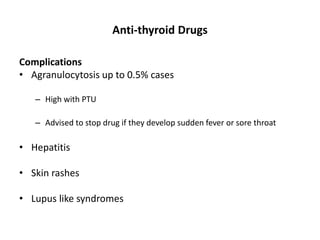 Ptu Rash thyrotoxicosis_and_goitres.ppt