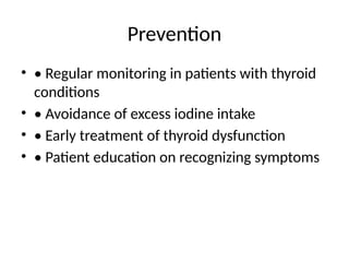 Regular Dysfunction Thyrotoxicosis_Presentation Management.pptx