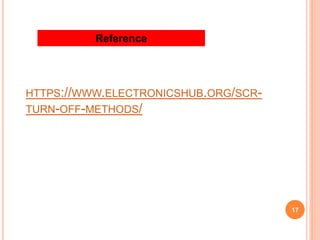 HTTPS://WWW.ELECTRONICSHUB.ORG/SCR-
TURN-OFF-METHODS/
17
Reference
 
