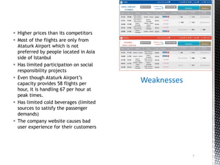 TURKISH AIRLINES SWOT ANALYSIS | PPTX