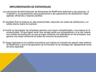 Redprairie Tool PEPSICO | PPTX