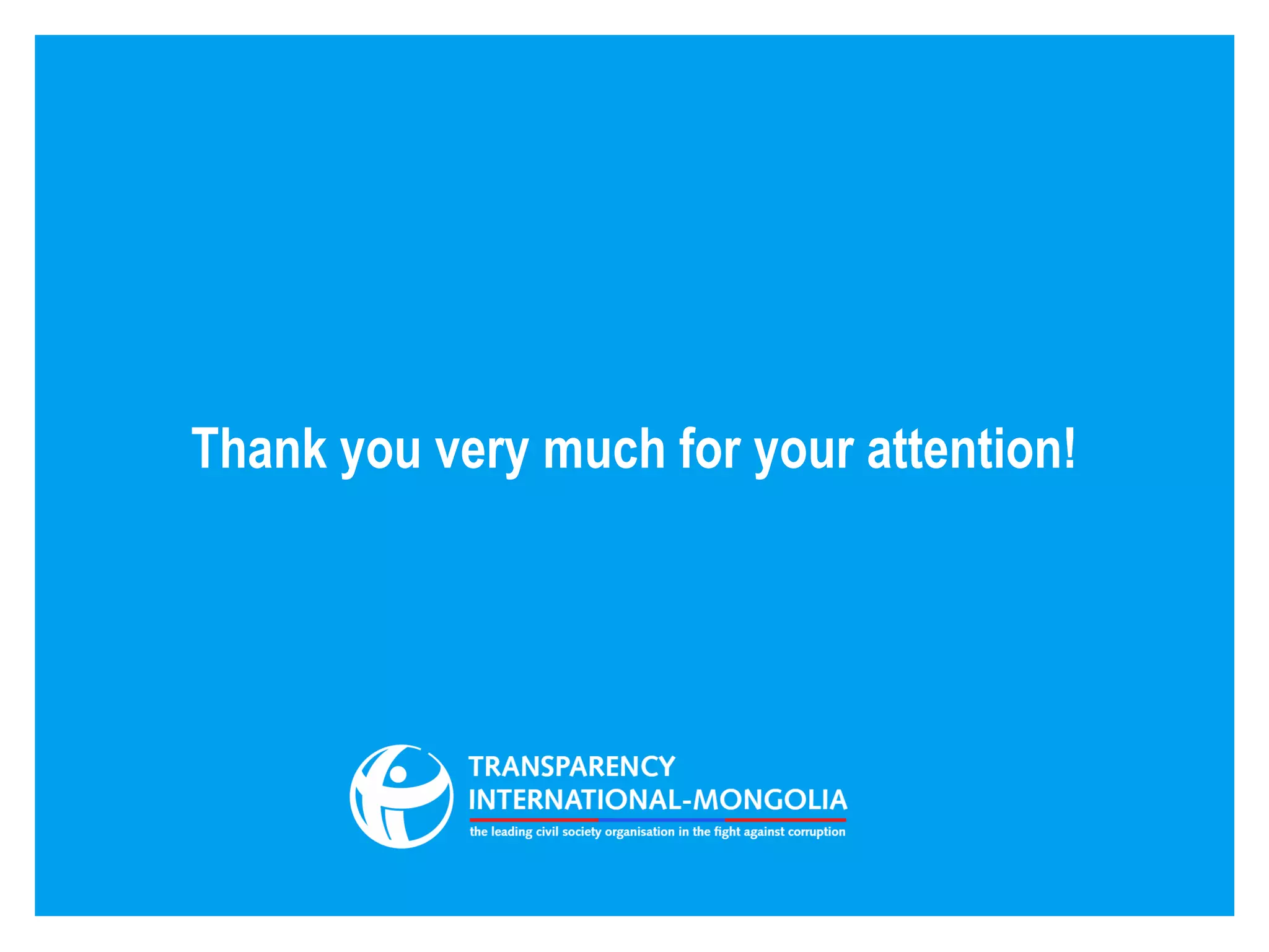 Thank you very much for your attention!
 