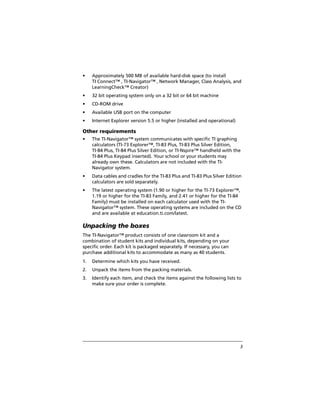 TI Navigator Installation Guide | PDF