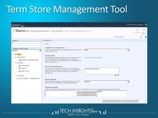 Term Store Management Tool