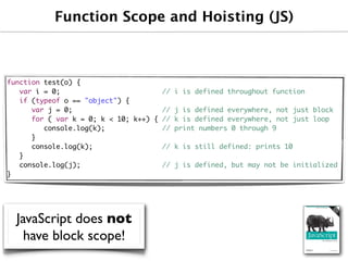 Ti1220 Lecture 2: Names, Bindings, and Scopes | PDF