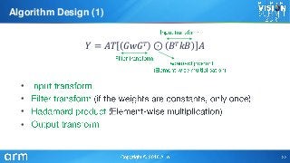 𝑌 = 𝐴𝑇 𝐺𝑤𝐺 𝑇 ⊙ 𝐵 𝑇 𝑘𝐵 𝐴
•
•
•
•
Algorithm Design (1)
 