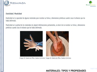 MATERIALES: TIPOS Y PROPIEDADES
 