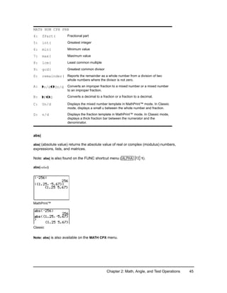 TI 84/84+Guidebook | PDF
